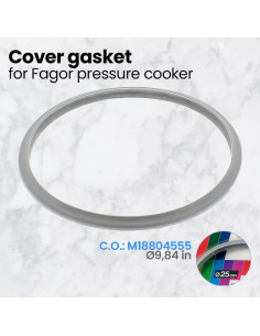 Reemplazo de Goma para Olla a Presión Fagor 25 cm Silicona 2