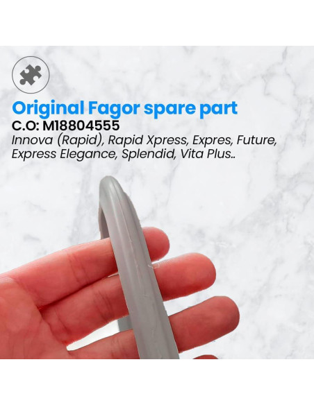 Reemplazo de Goma para Olla a Presión Fagor 25 cm Silicona
