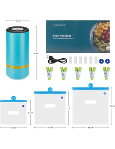 Kit de Bolsas Sous Vide Inkbird 44pcs - 30 Reutilizables BPA Free 2