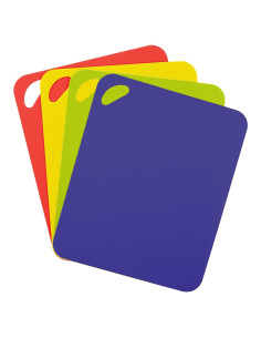 Conjunto 4 Tablas de Cortar Dexas Grippmat Antideslizantes