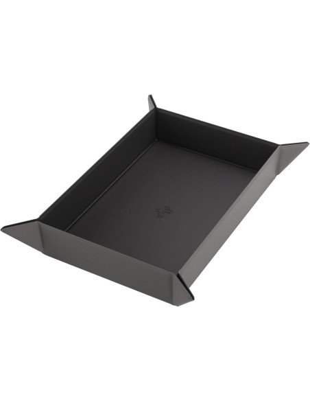 Bandeja de Dados Magnética Asmodee Rectangular Negra y Gris