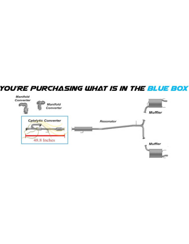 Kit de Escape Northeastern Exhaust Acero Inoxidable 2007-2012 Lexus ES350 / 2007-2017 Toyota Camry 3.5L