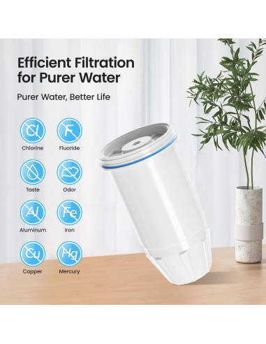 Filtros de Agua Cobectal para Jarras y Dispensadores - Paquete de 4