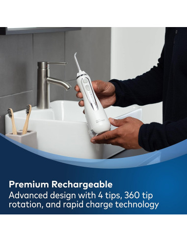 Hilo Dental Waterpik Aquarius y Cordless Advanced - 10 y 3 Configuraciones