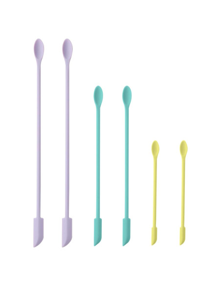 Conjunto de 6 Espátulas de Silicona Cooptop Multicolor