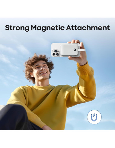 Batería Portátil Inalámbrica iWALK 10000mAh 30W Qi2 LED