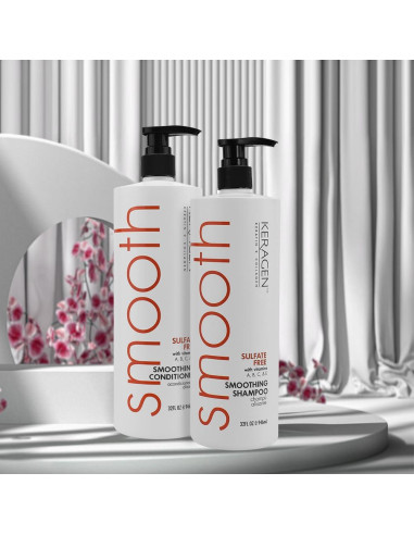 Keragen Champú y Acondicionador Suavizante 0.91 L - Queratina y Colágeno