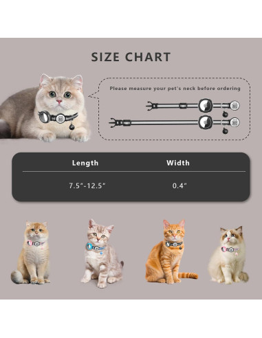 Collar para Gato Taghelp Rosa A con Soporte AirTag y QR