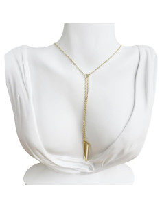 Collar Largo de Oro 14K para Mujeres Choker Minimalista 2
