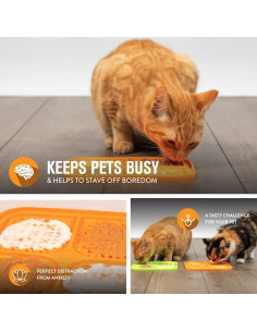 Mata de Lamer Hyper Pet IQ Treat para Perros y Gatos - Mediana 2