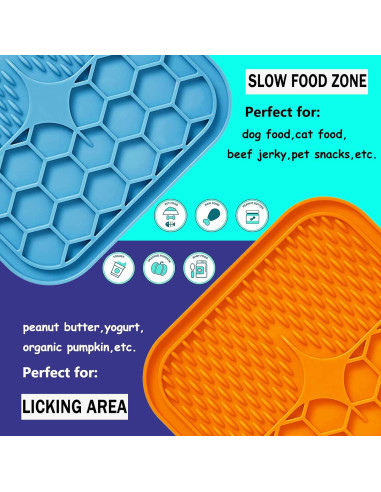 Alfombrilla de Lamer para Perros Kwispel 3 Pcs 15.24 cm