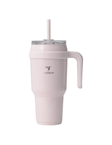 Taza Aislada REDUCE 40 oz con Asa y Popote Reutilizable