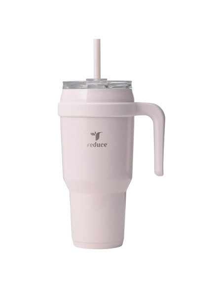 Taza Aislada REDUCE 40 oz con Asa y Popote Reutilizable