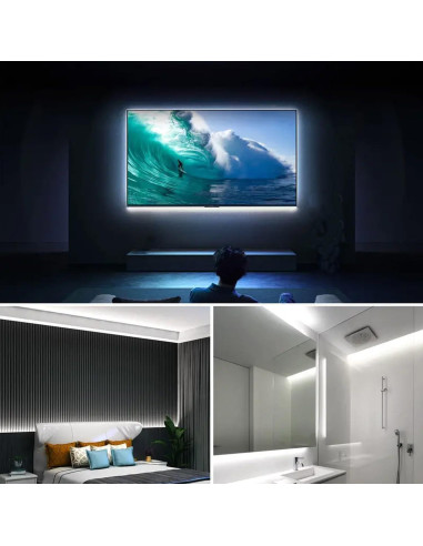 Tira de Luz LED COB 1.0m Blanca Regulable USB XZKJ