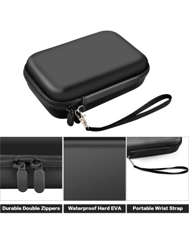 Bolsa Organizadora de Electrónica COMECASE Negra 21x14x7 cm