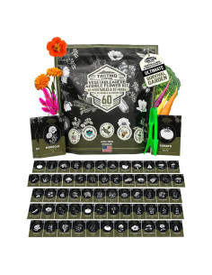 Kit de Semillas Medicinales Tactiko - 60 Variedades No Transgénicas