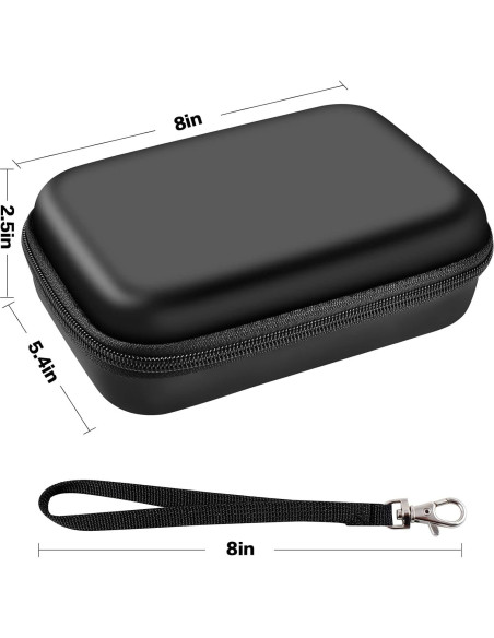 Bolsa Organizadora de Electrónica COMECASE Negra 21x14x7 cm