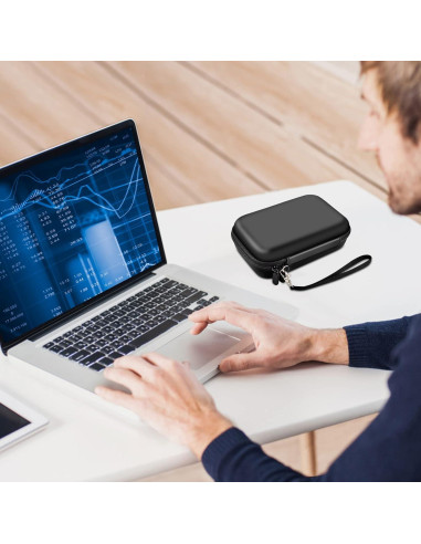 Bolsa Organizadora de Electrónica COMECASE Negra 21x14x7 cm