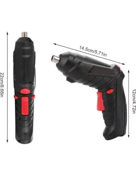 Destornillador Eléctrico Blarie Recargable con Accesorios