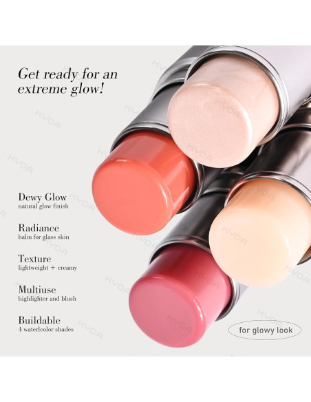 Barra de Rubor KYDA Rosa Hidratante 10x8cm 49g