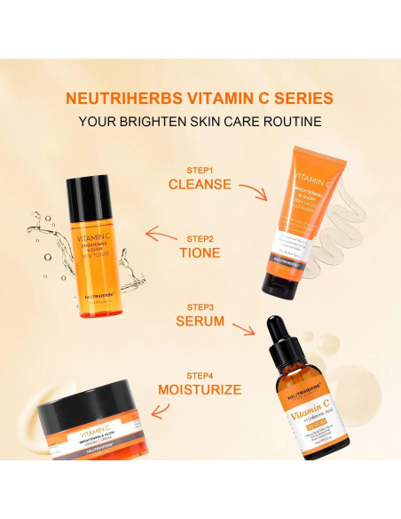 Suero Facial de Vitamina C Neutriherbs 29.57 ml con Ácido Hialurónico Suero Facial de Vitamina C Neutriherbs 29.57 ml con Ácido Hialurónico