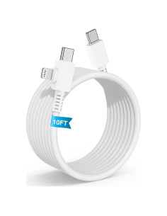 Cable de carga rápida USB C 2 en 1 para iPhone 3m - ZYH-J15