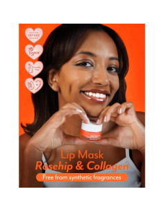 Mascarilla Labial SelfBeauty Rosa Mosqueta y Colágeno 15ml 2