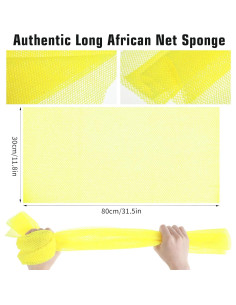 Esponja Exfoliante de Red Africana Lnngub 30x80cm Nylon 2