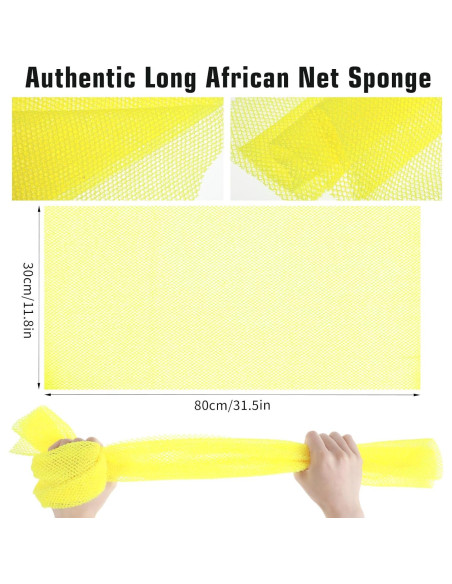 Esponja Exfoliante de Red Africana Lnngub 30x80cm Nylon