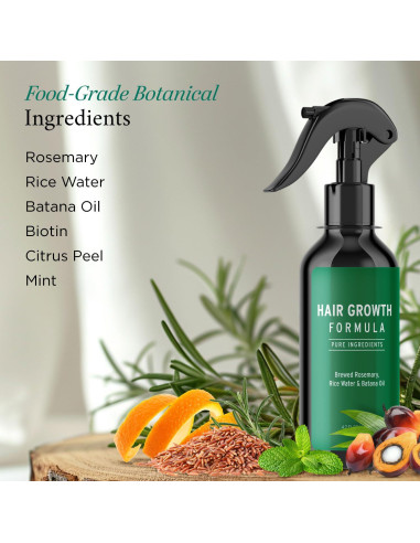 Spray de Agua de Romero Aemerry 124 ml - Crecimiento Cabello