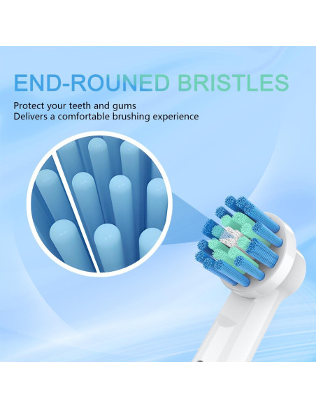 Cabezas de cepillo de dientes Oral-B Irfatu 8 PCS cerdas DuPont Cabezas de cepillo de dientes Oral-B Irfatu 8 PCS cerdas DuPont
