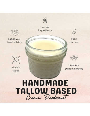 Desodorante Natural de Crema Michelle 113g Sin Aluminio Salvia Lavanda