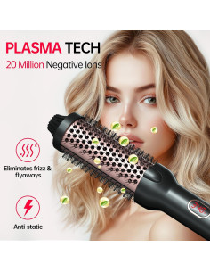 Cepillo Térmico Hahahope 1.5" Cerámica 10 Temperaturas 2