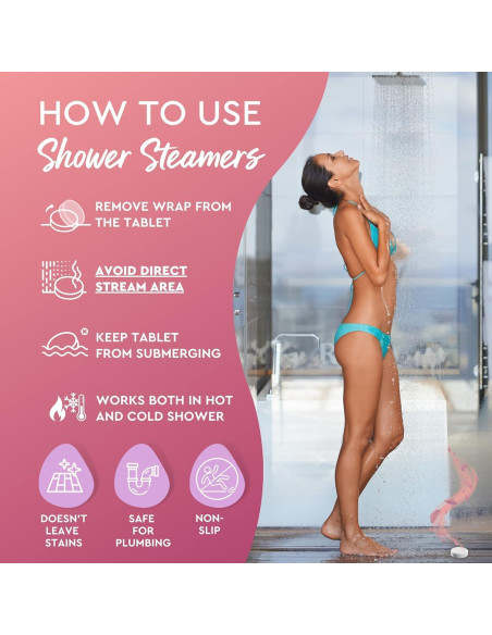 Set de 6 Bombas de Vapor para Ducha SEF Grupos - Aromaterapia