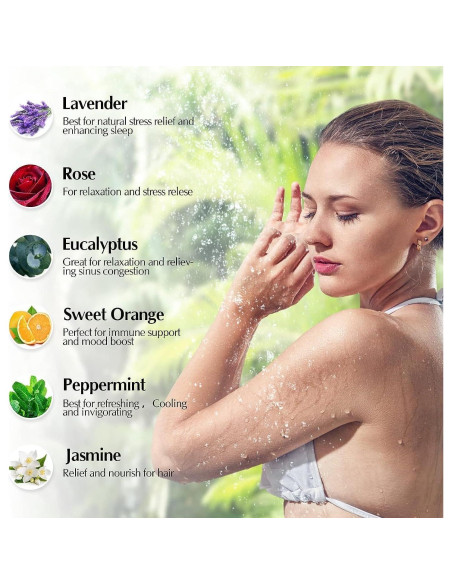 Set de 6 Bombas de Vapor para Ducha SEF Grupos - Aromaterapia