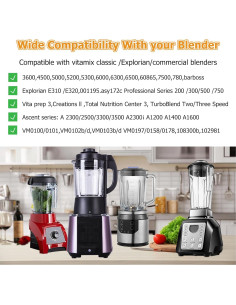 Jarra de Licuadora Vitamix 64oz Reemplazo para Modelos 5200 5000 6500 2