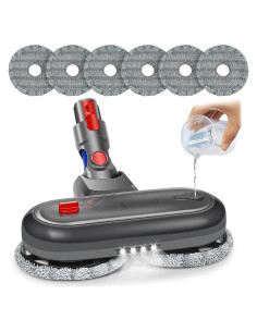 Cabezal de Mopa Eléctrico BTRSOLUS para Aspiradora Dyson V7 V8 V10 V11 V15