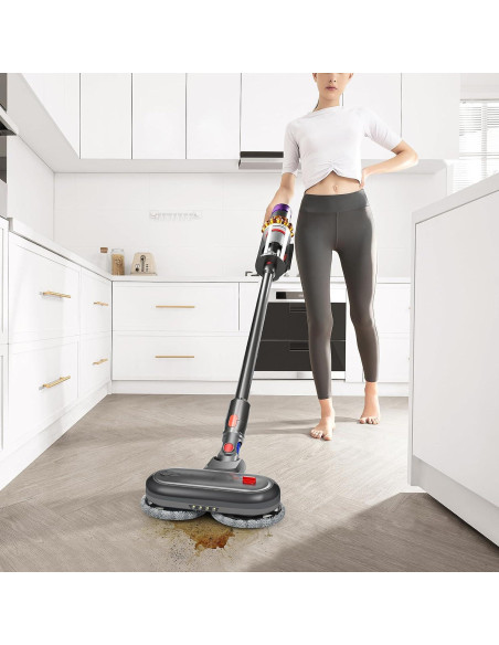 Cabezal de Mopa Eléctrico BTRSOLUS para Aspiradora Dyson V7 V8 V10 V11 V15 Cabezal de Mopa Eléctrico BTRSOLUS para Aspiradora Dyson V7 V8 V10 V11 V15