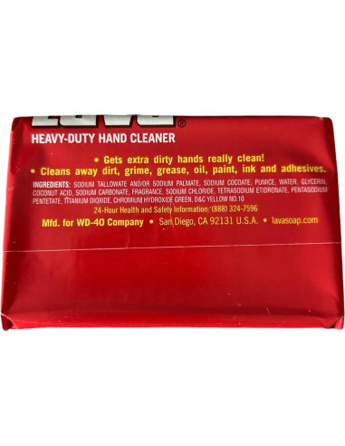 Jabón de Mano LAVA 162.56 g Orgánico - Paquete de 24