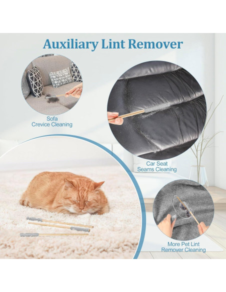 Juego de 4 herramientas para eliminar pelo de mascotas Oleka