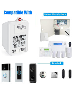 Transformador de Timbre 16.5V WUYELIN 20VA Compatible Ring Nest 2
