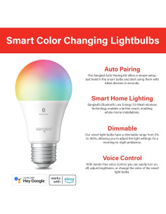 Bombilla Inteligente LED Sengled A19 E26 Multicolor 8.7W 800LM 2