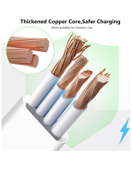 Cable de Carga de 15m para Cámaras Wyze - Goldtime Store