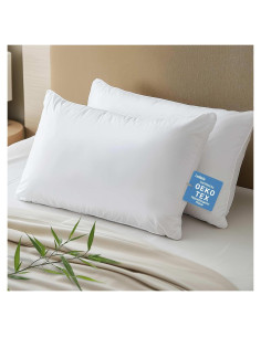 Almohadas Hipoalergénicas Caelorin Viscosa de Bambú 2 Pzas