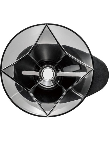 Goteador de Café Hario V60 Mugen 02 Plástico Negro Transparente