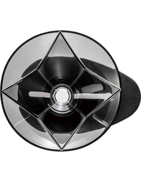 Goteador de Café Hario V60 Mugen 02 Plástico Negro Transparente