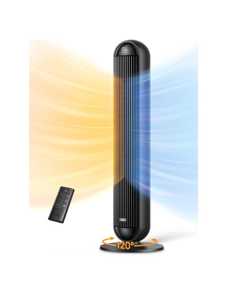 Calefactor Dreo 42" Eléctrico PTC con Control Remoto y Oscilación