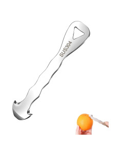 Pelador de Cítricos Genérico de Acero Inoxidable 12.95 cm