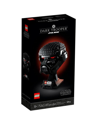 Casco Dark Trooper Lego Star Wars 19.1x35.4x9.1cm