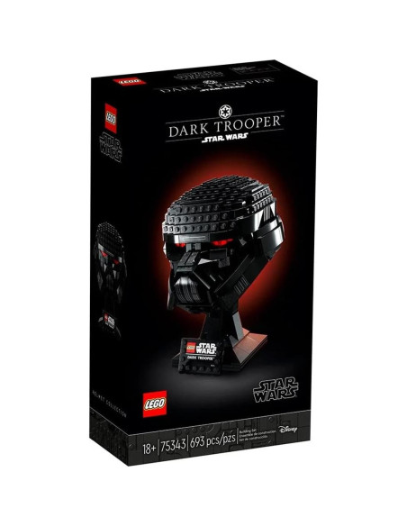 Casco Dark Trooper Lego Star Wars 19.1x35.4x9.1cm